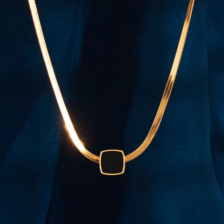 Dark Enigma Gold Necklace