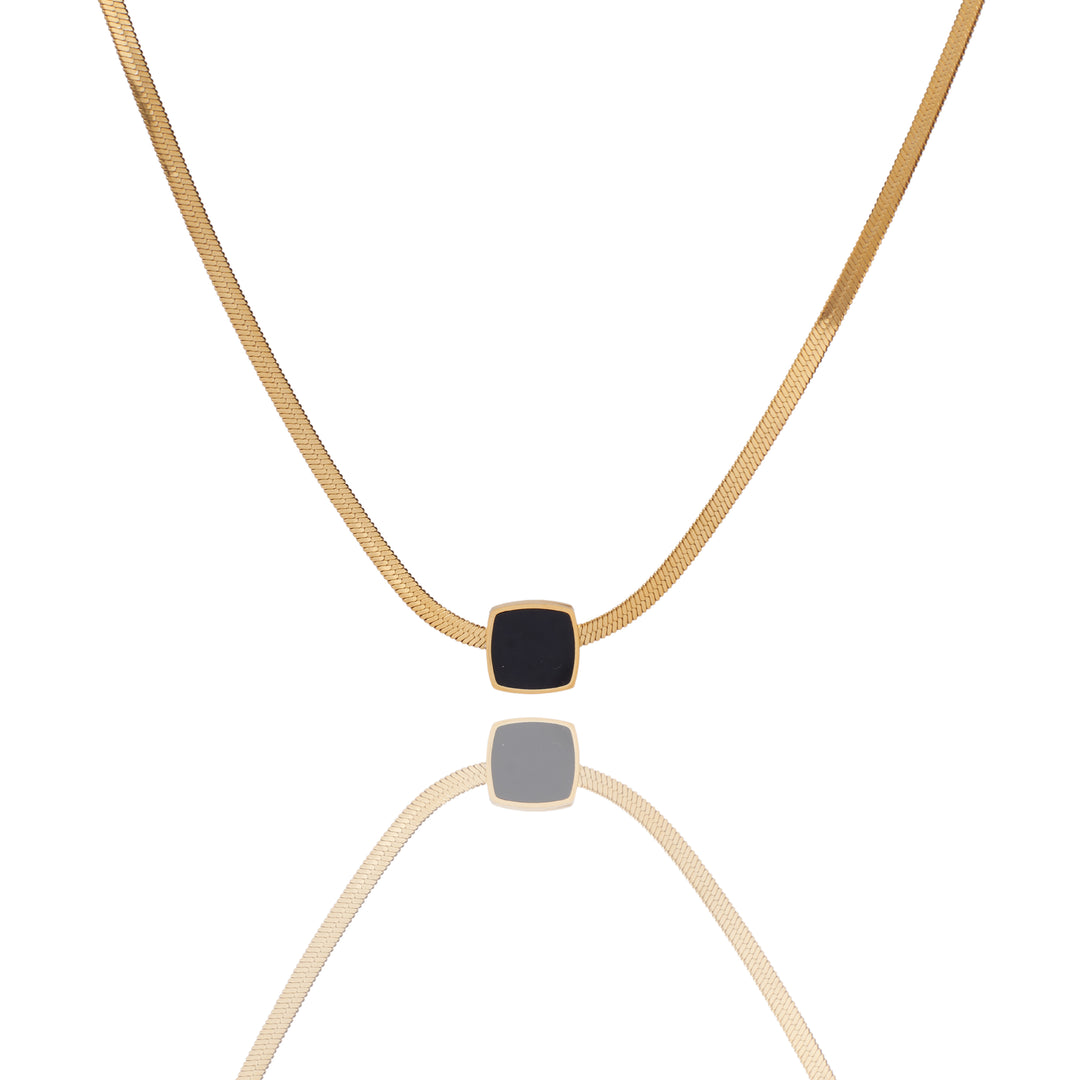 Dark Enigma Gold Necklace