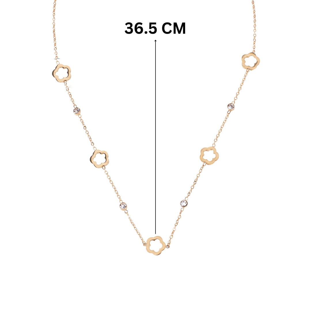 Stellar Elegance  Gold Necklace - Salty Accessories