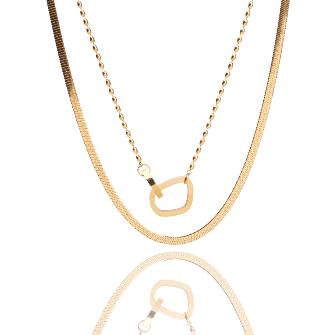 Classic Beauty Gold Necklace - Salty Accessories