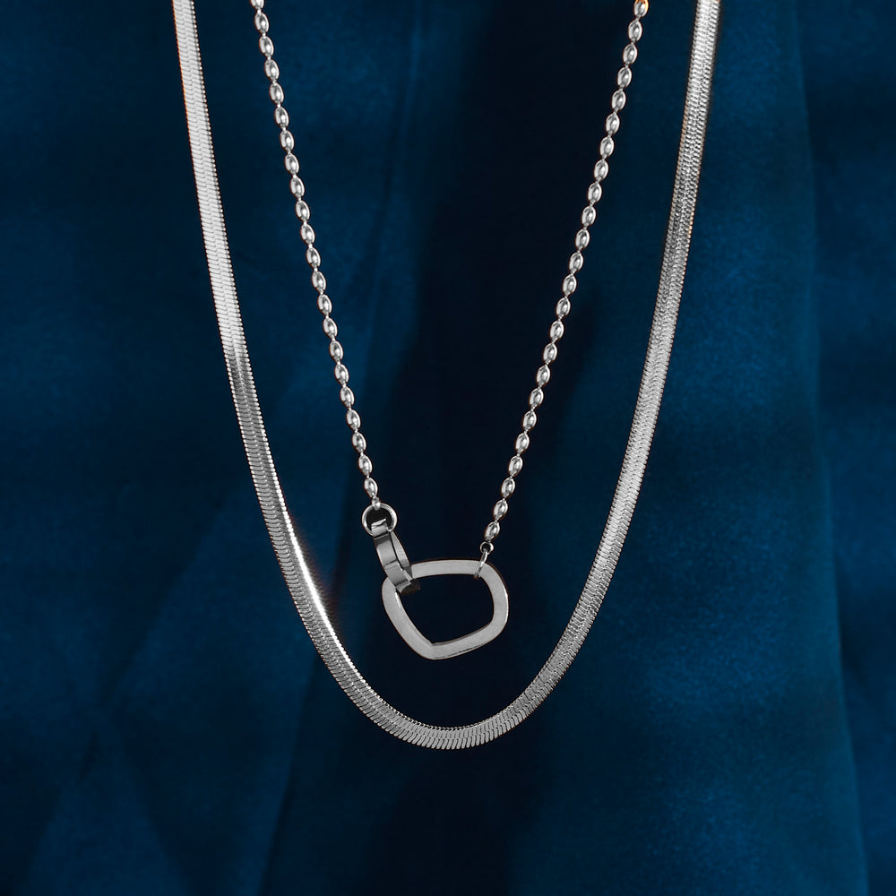 Classic Beauty Silver Necklace - Salty Accessories