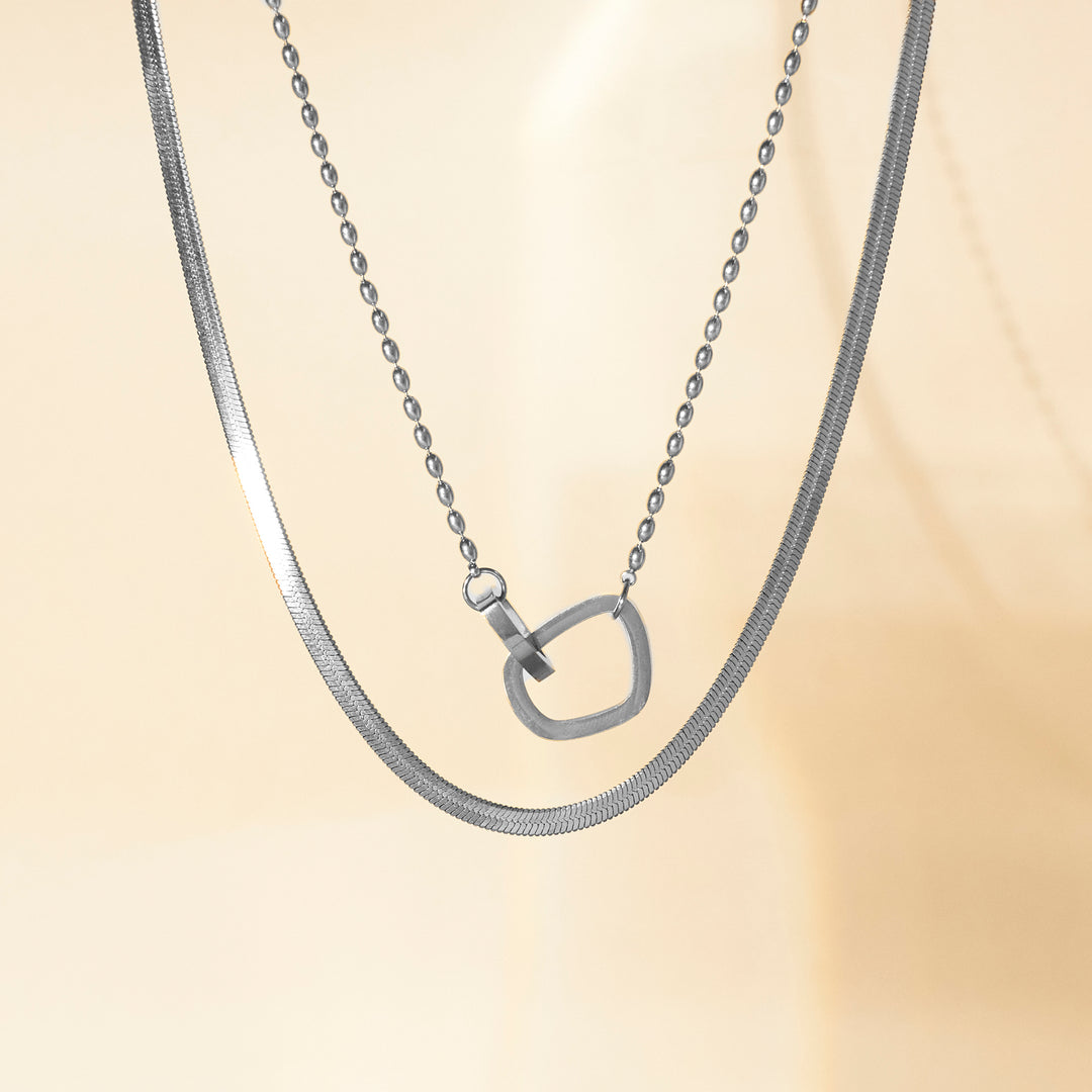 Classic Beauty Silver Necklace - Salty Accessories