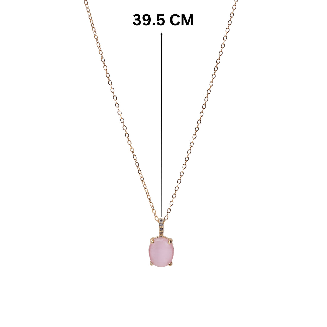 Blush Opal Gold Necklace - Salty Accessories