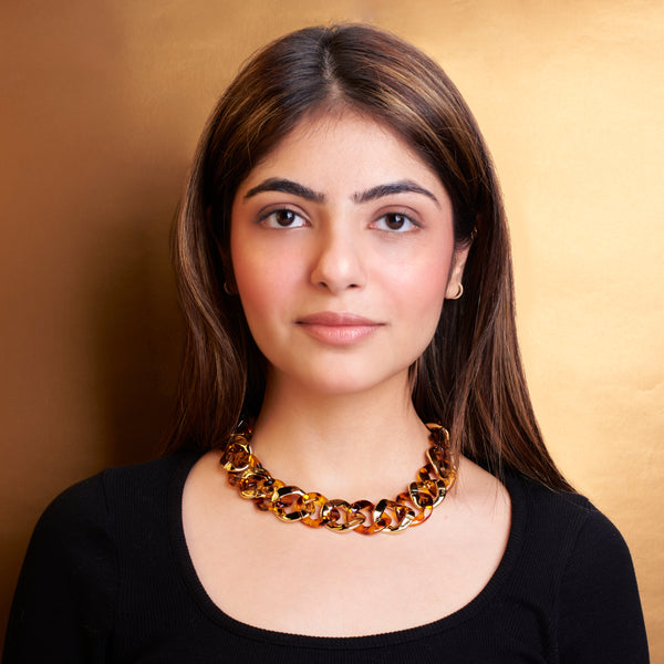 Modern Gold Design Necklace
