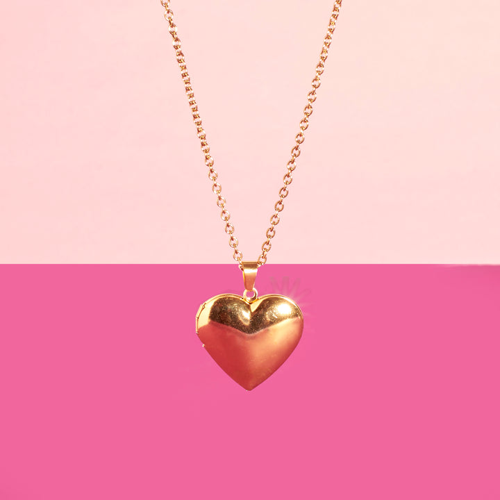 Luxe Gold Heart Pendant Necklace