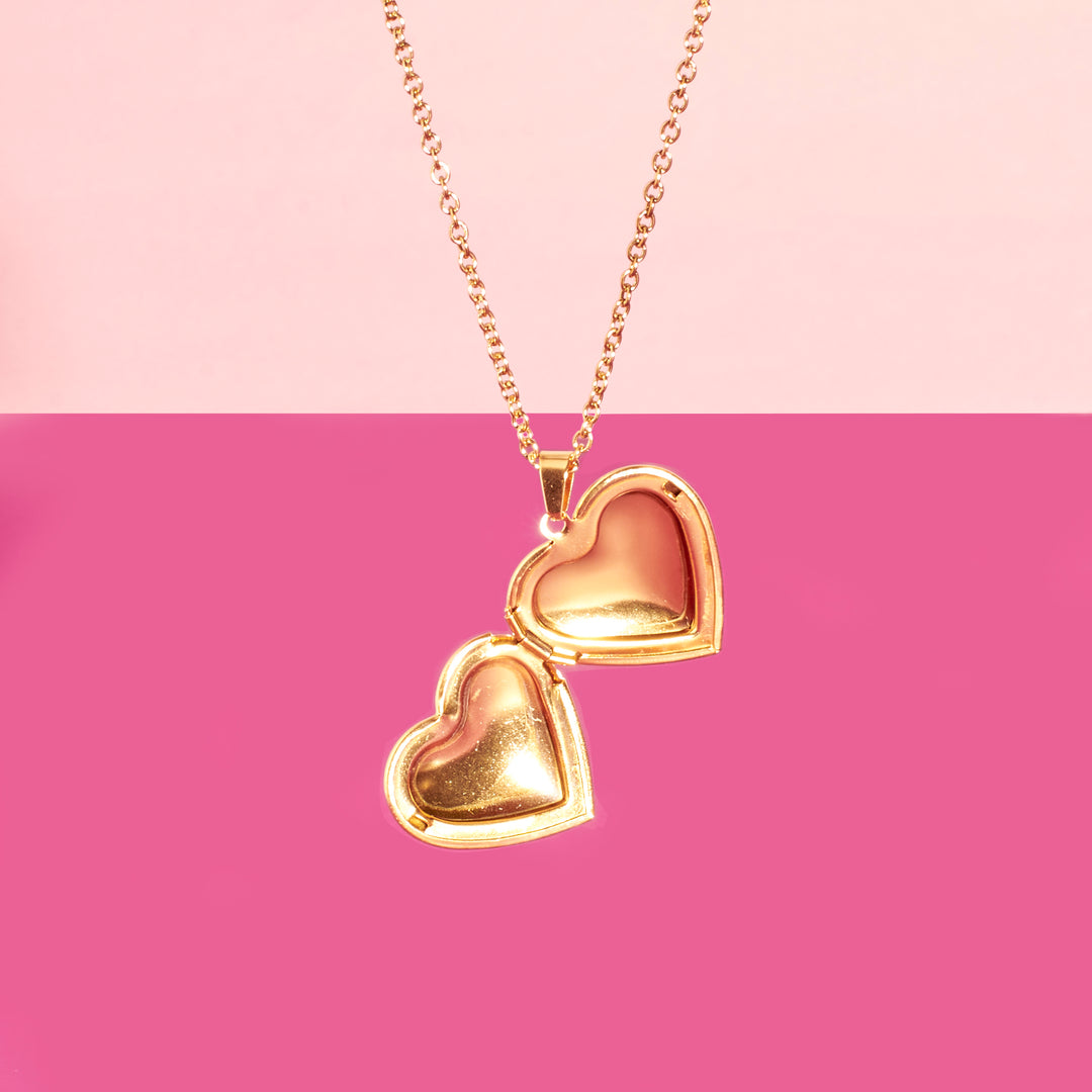 Luxe Gold Heart Pendant Necklace