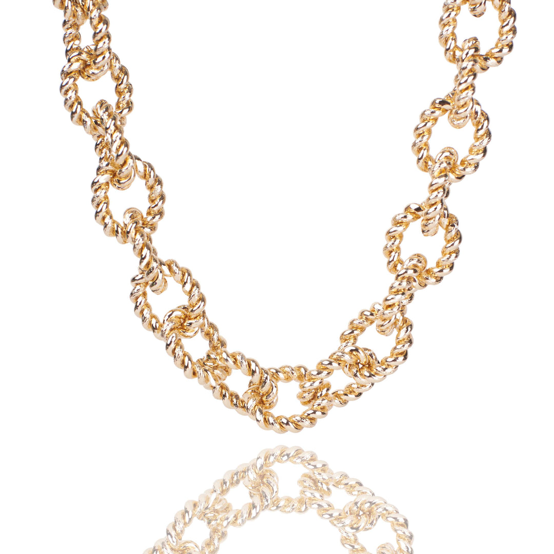 Stylish Gold Chain Links Necklace - Salty Accessories