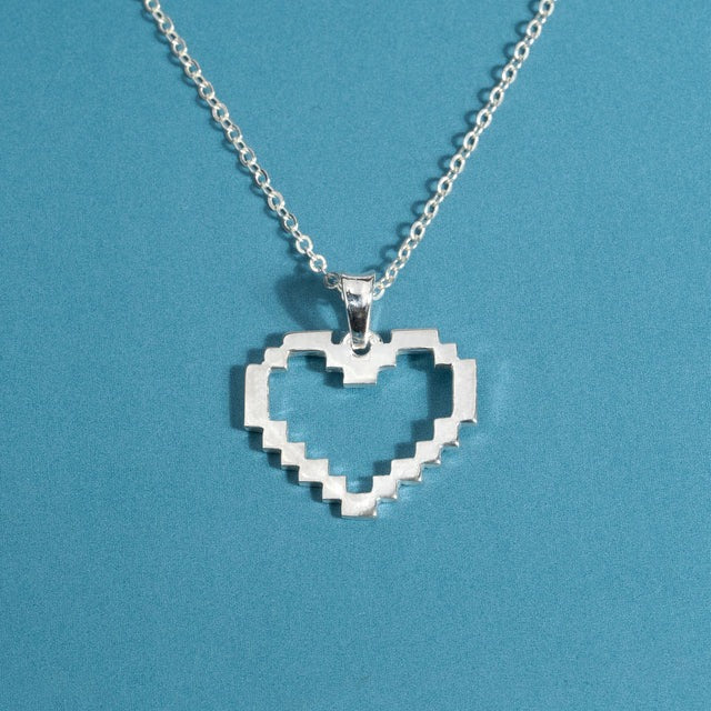 Dreamy Heart Silver Necklace