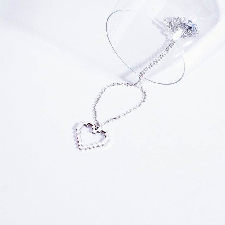 Dreamy Heart Silver Necklace