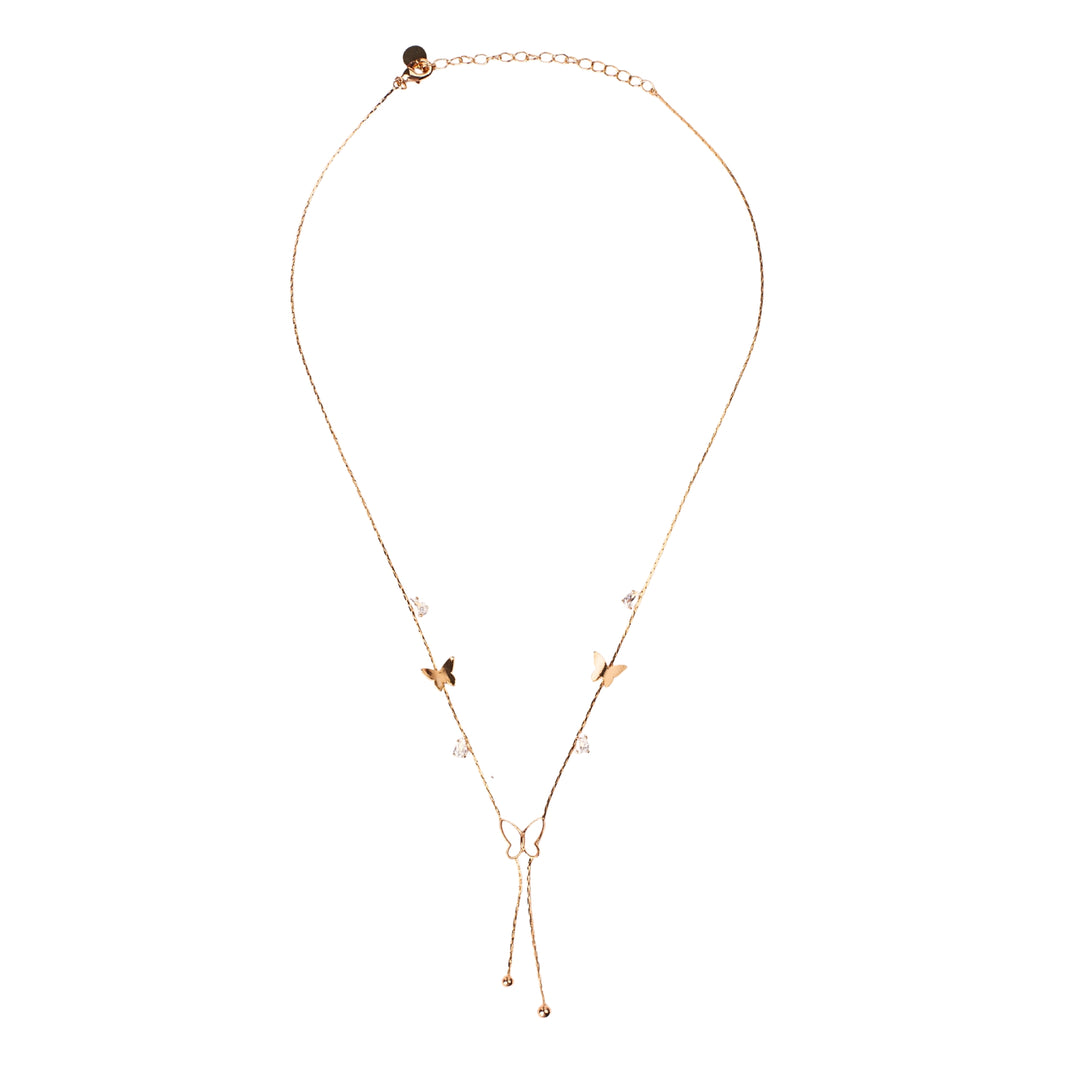 Radiant Butterfly Tassel Necklace - Salty Accessories