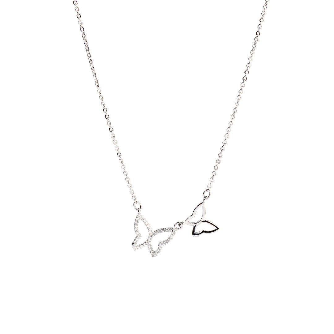 Wings of Love Silver Necklace - Salty Accessories