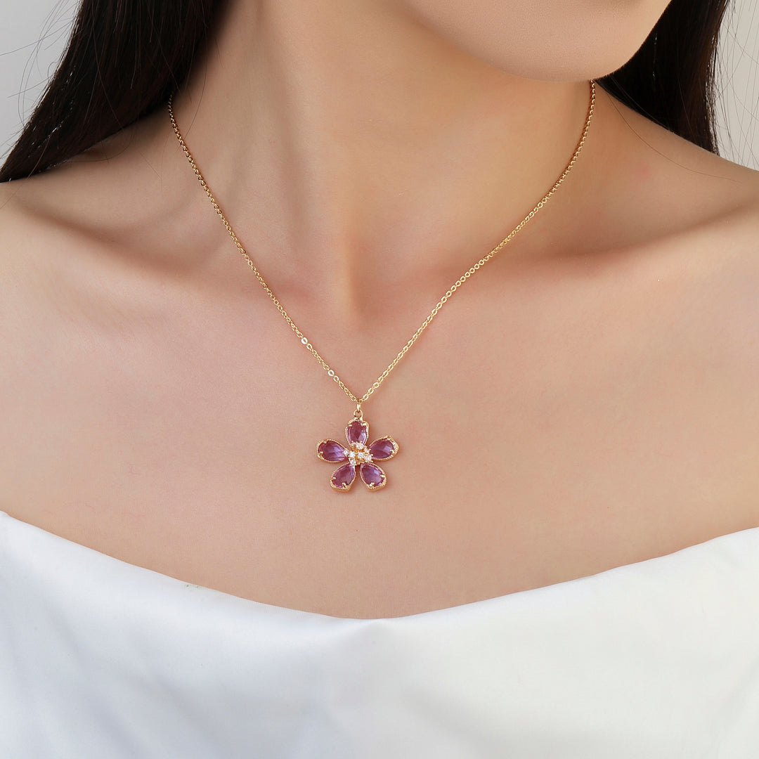 Petal Pizzazz Necklace - Salty Accessories