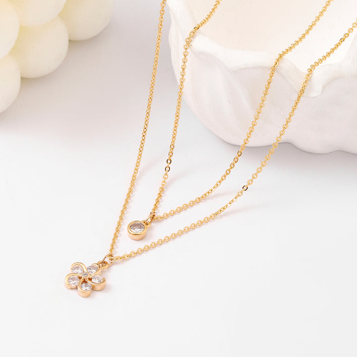 Layered Petal Dreams Necklace - Salty Accessories