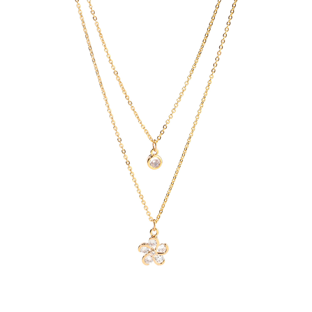 Layered Petal Dreams Necklace - Salty Accessories