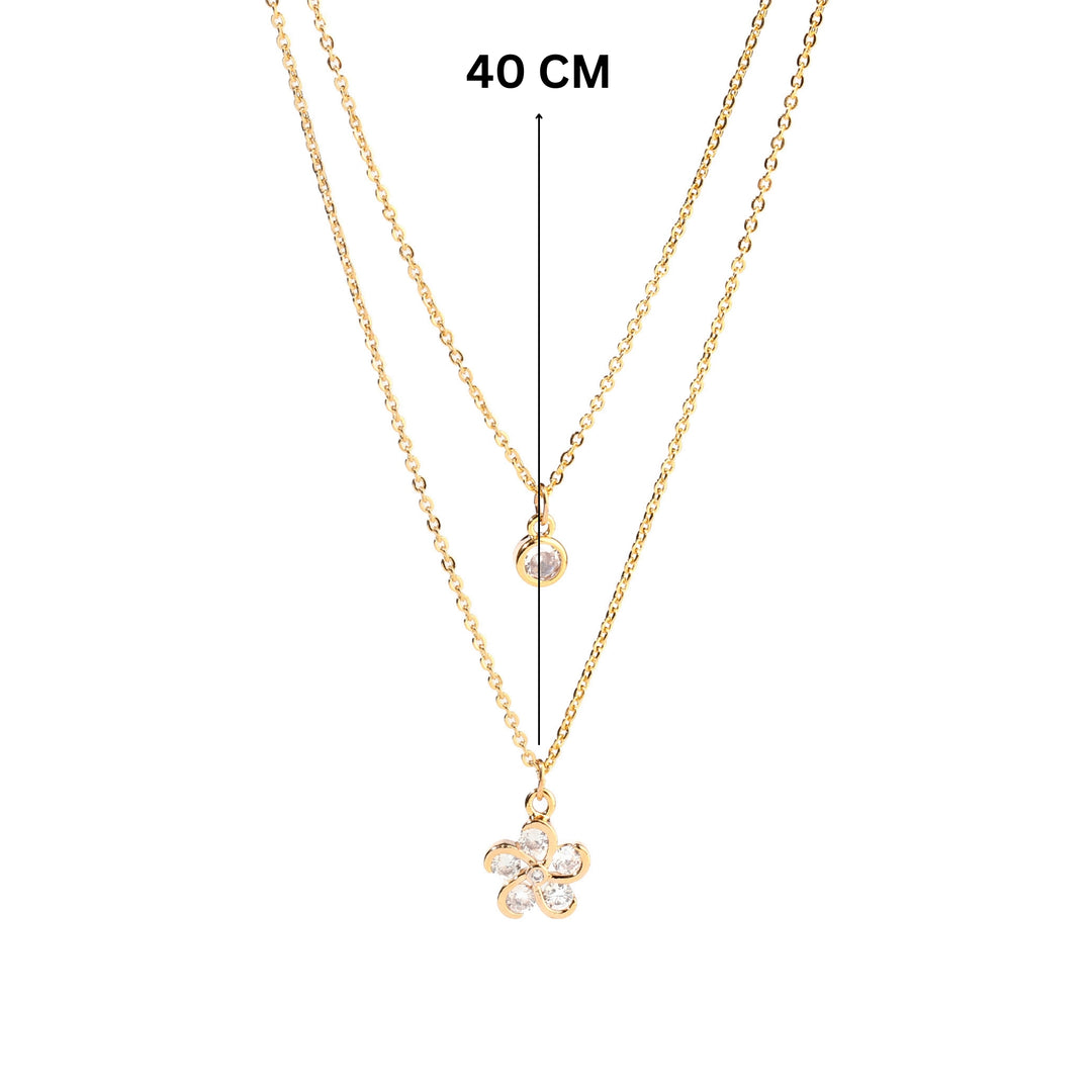 Layered Petal Dreams Necklace - Salty Accessories