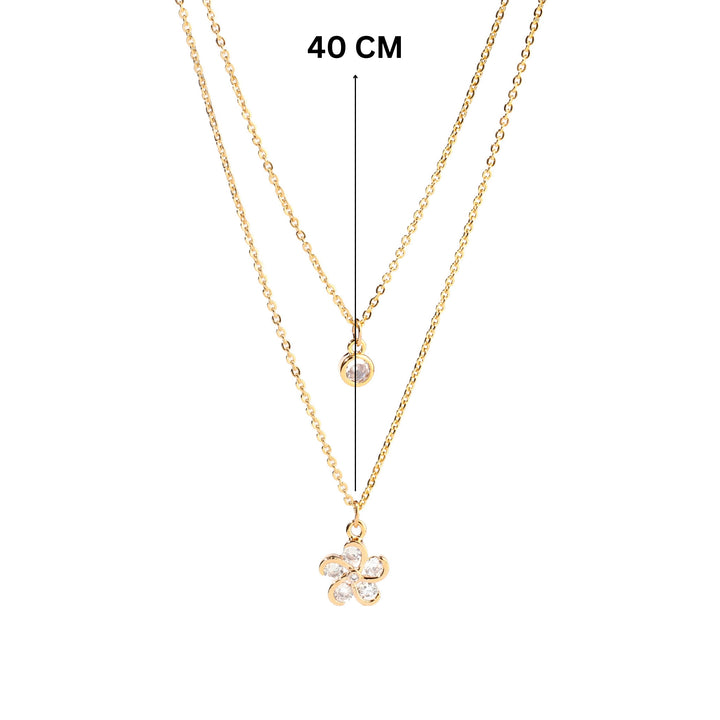 Layered Petal Dreams Necklace - Salty Accessories