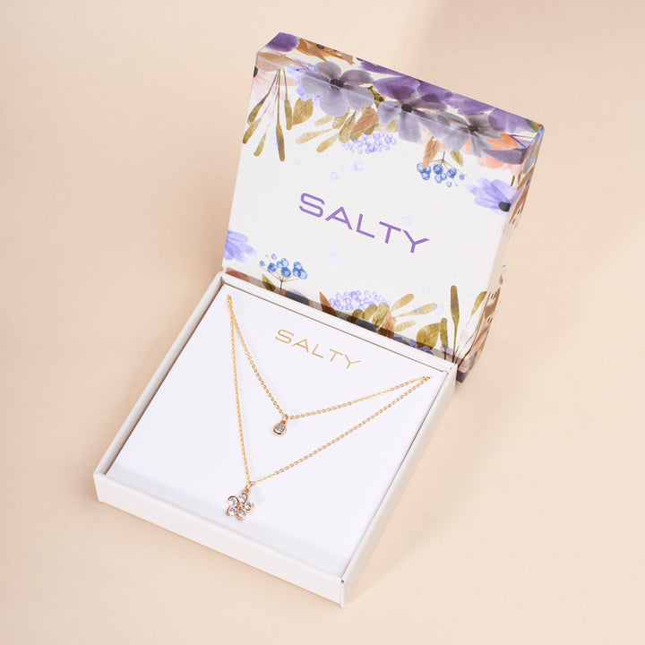 Layered Petal Dreams Necklace - Salty Accessories