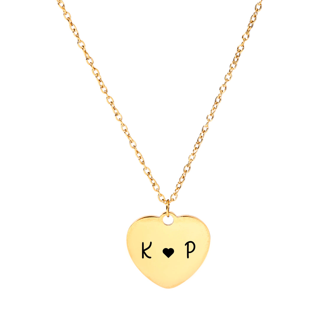 Initials in Love Necklace