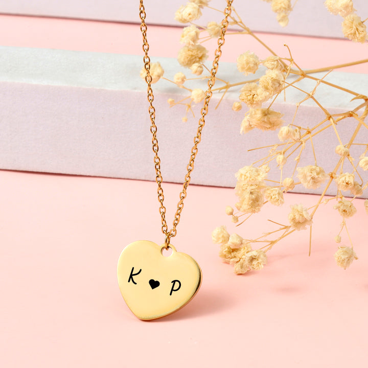 Initials in Love Necklace