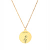 Birth Month Floral Necklace