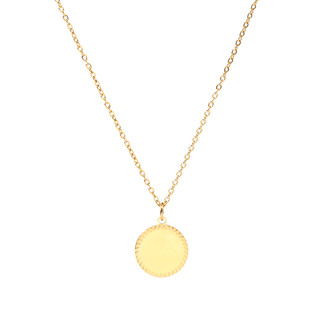Golden Grace Initial Necklace