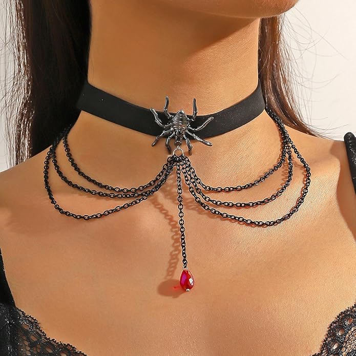 Wicked Web Choker - Salty Accessories