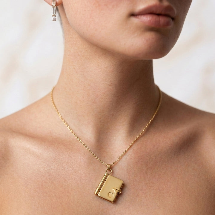 Chapter of Love Gold Necklace