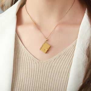 Chapter of Love Gold Necklace - Salty Accessories