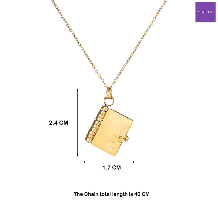Chapter of Love Gold Necklace