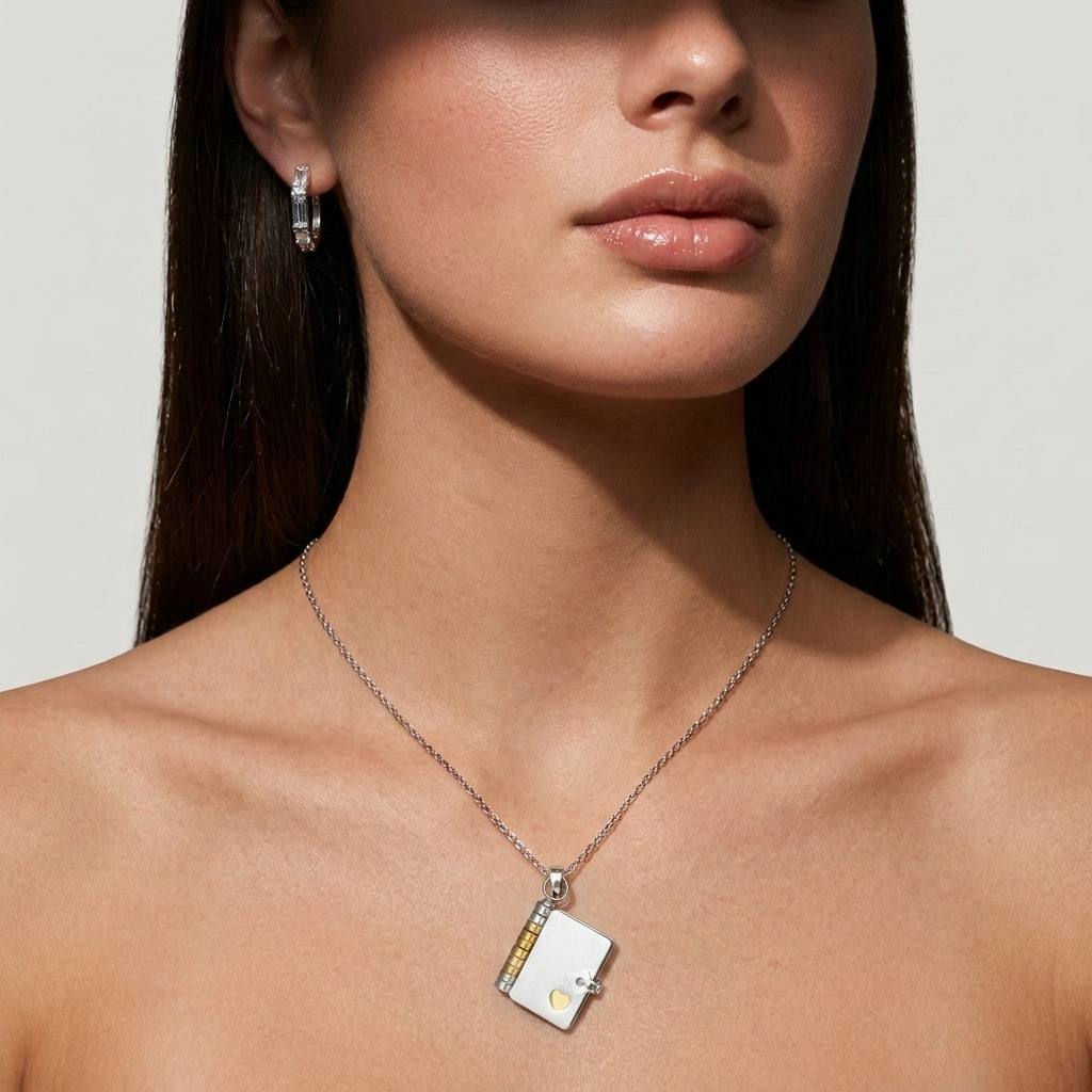Chapter of Love Silver Necklace