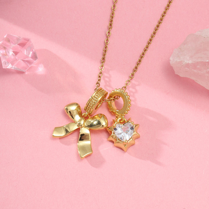 The Diamond Bow Necklace