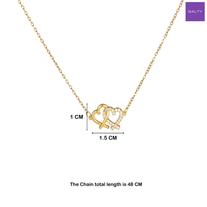 Linked Hearts Necklace