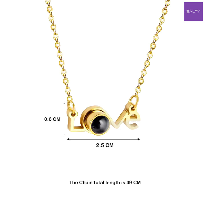 Love Story Charm Necklace