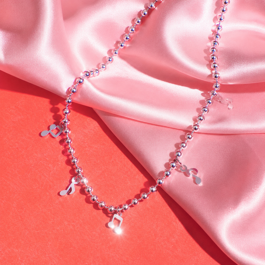 Silver Leaf Charm Necklace