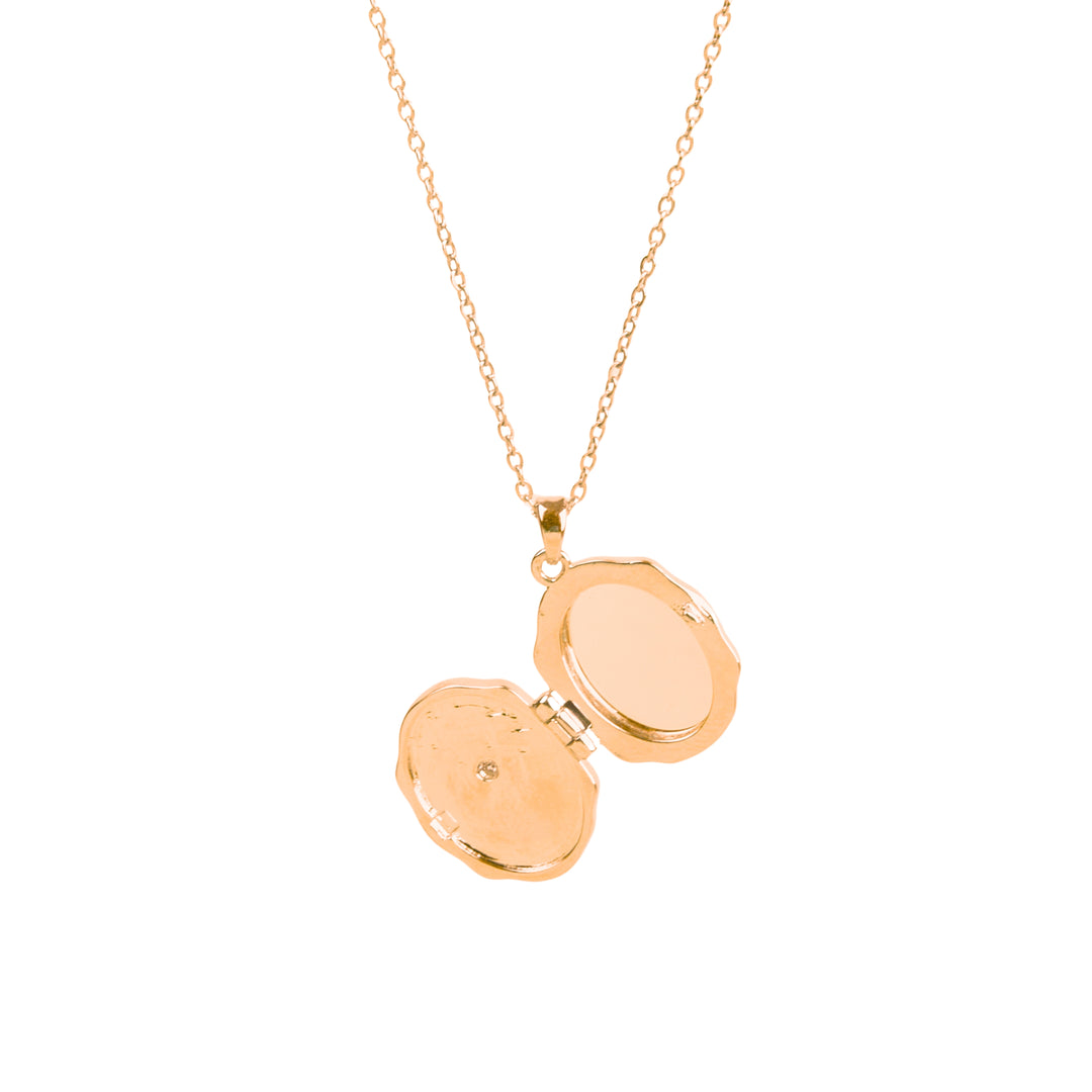 Secret Keepsake Openable Gold Necklace