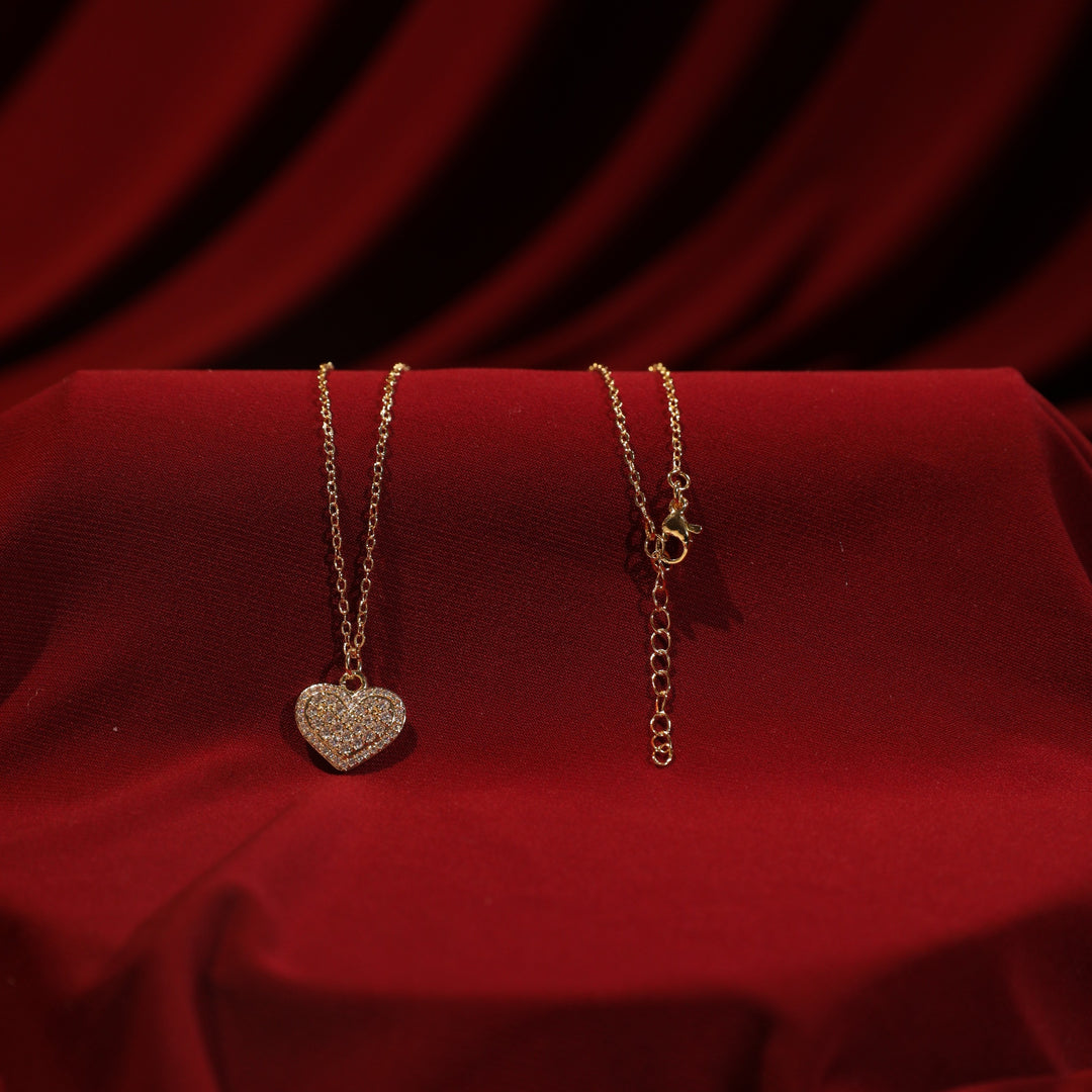 Loving Touch Heart Necklace With Valentine Box - Salty Accessories