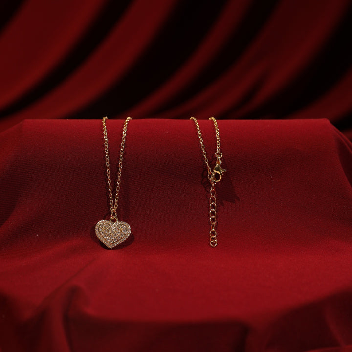 Loving Touch Heart Necklace With Valentine Box - Salty Accessories