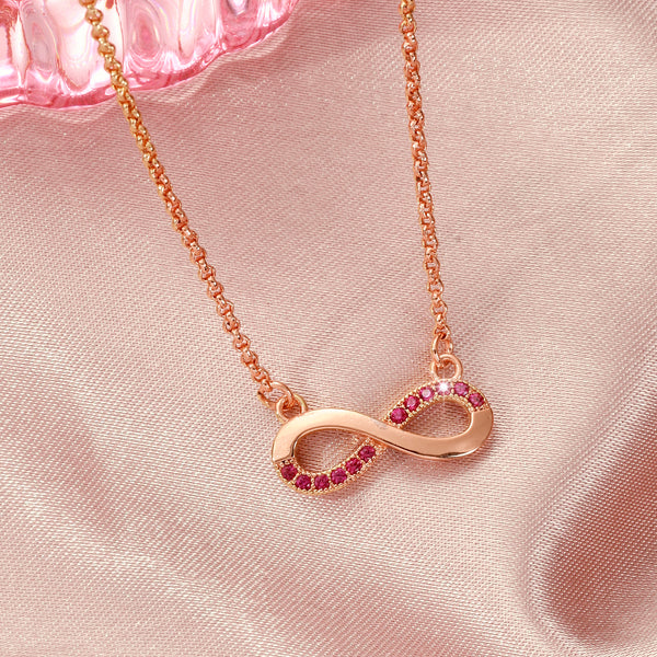 Eternal Connection Symbol Red Necklace