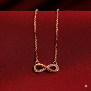 Eternal Connection Symbol White Necklace - Salty Accessories