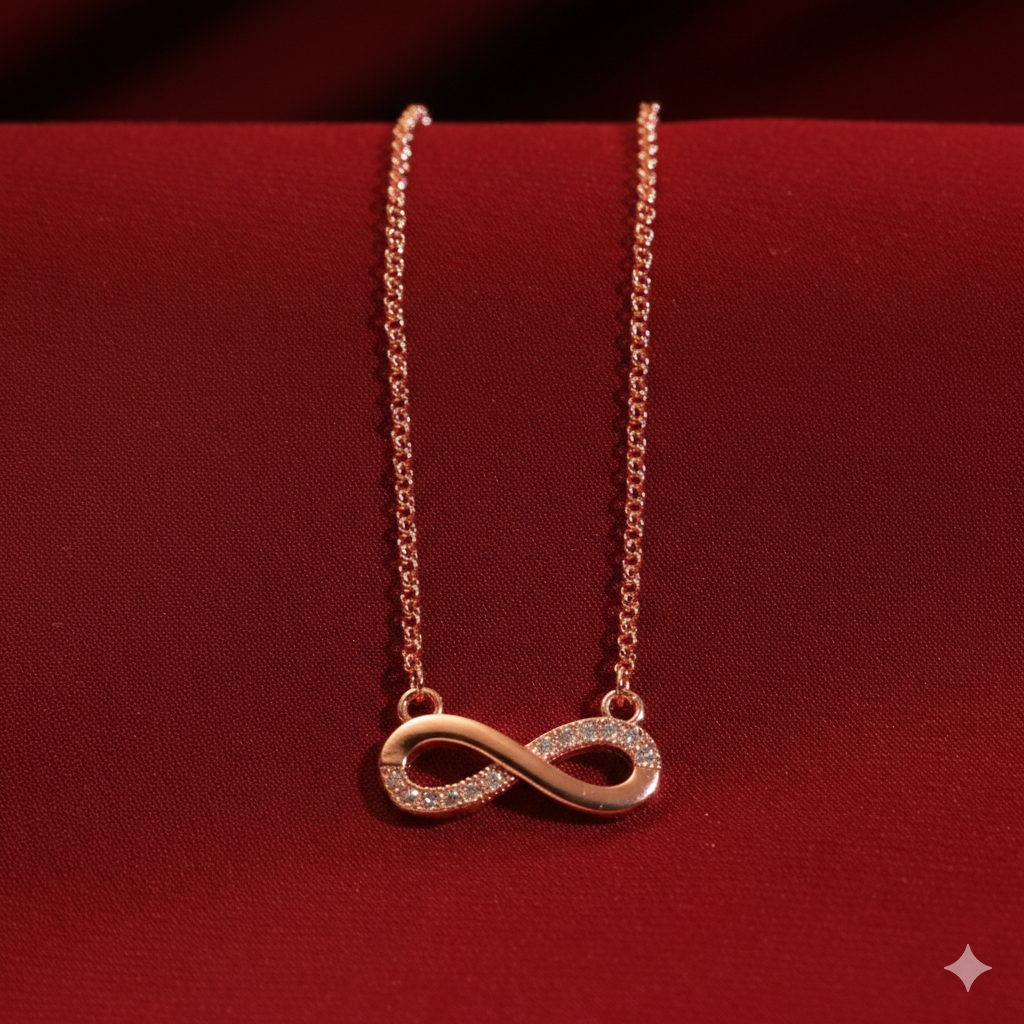 Eternal Connection Symbol White Necklace - Salty Accessories