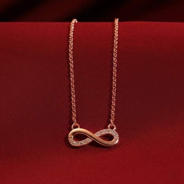 Eternal Connection Symbol White Necklace