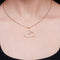 Graceful Heart with Ring Necklace