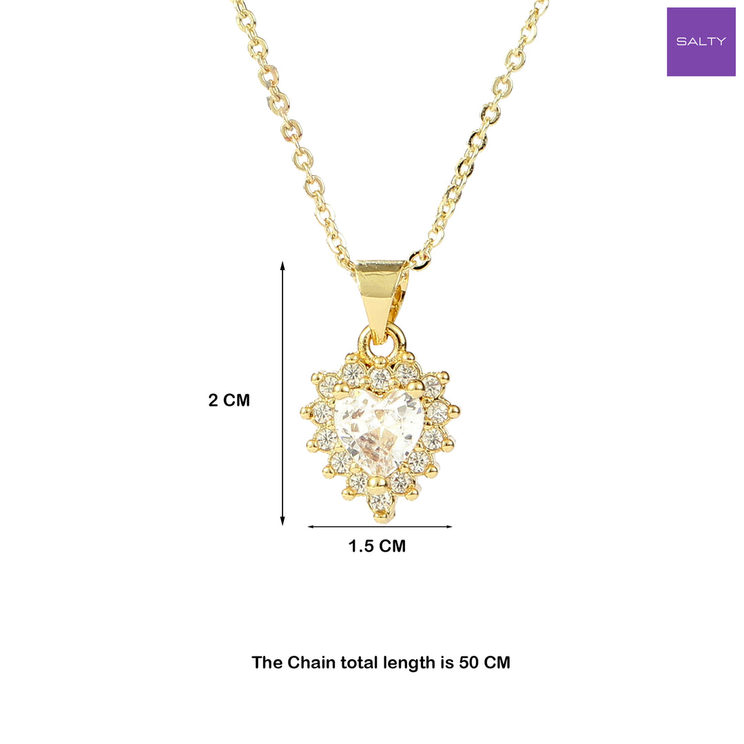 Diamond Love Drop Necklace