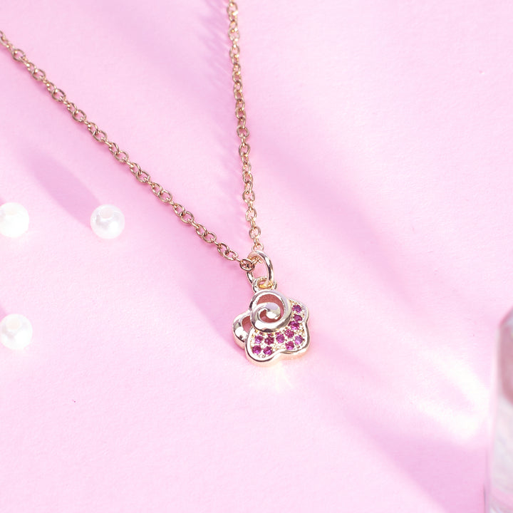 Rose Charm Necklace