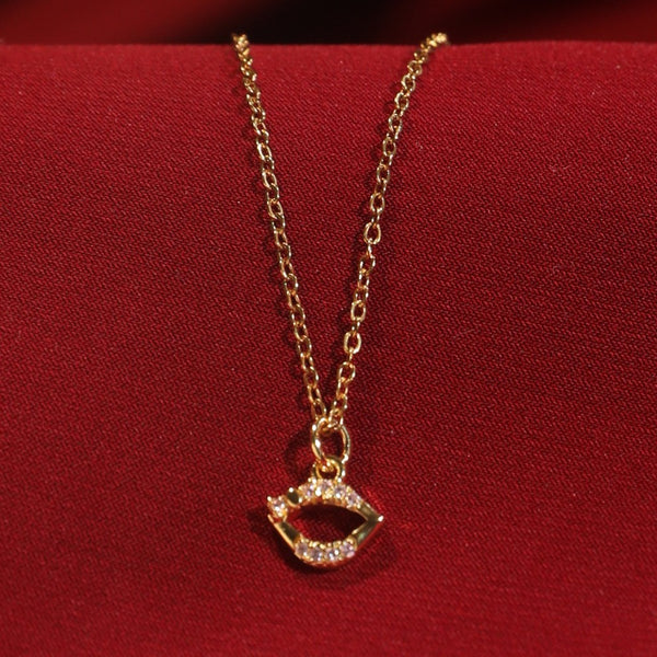 Lover's Kiss Charm Necklace