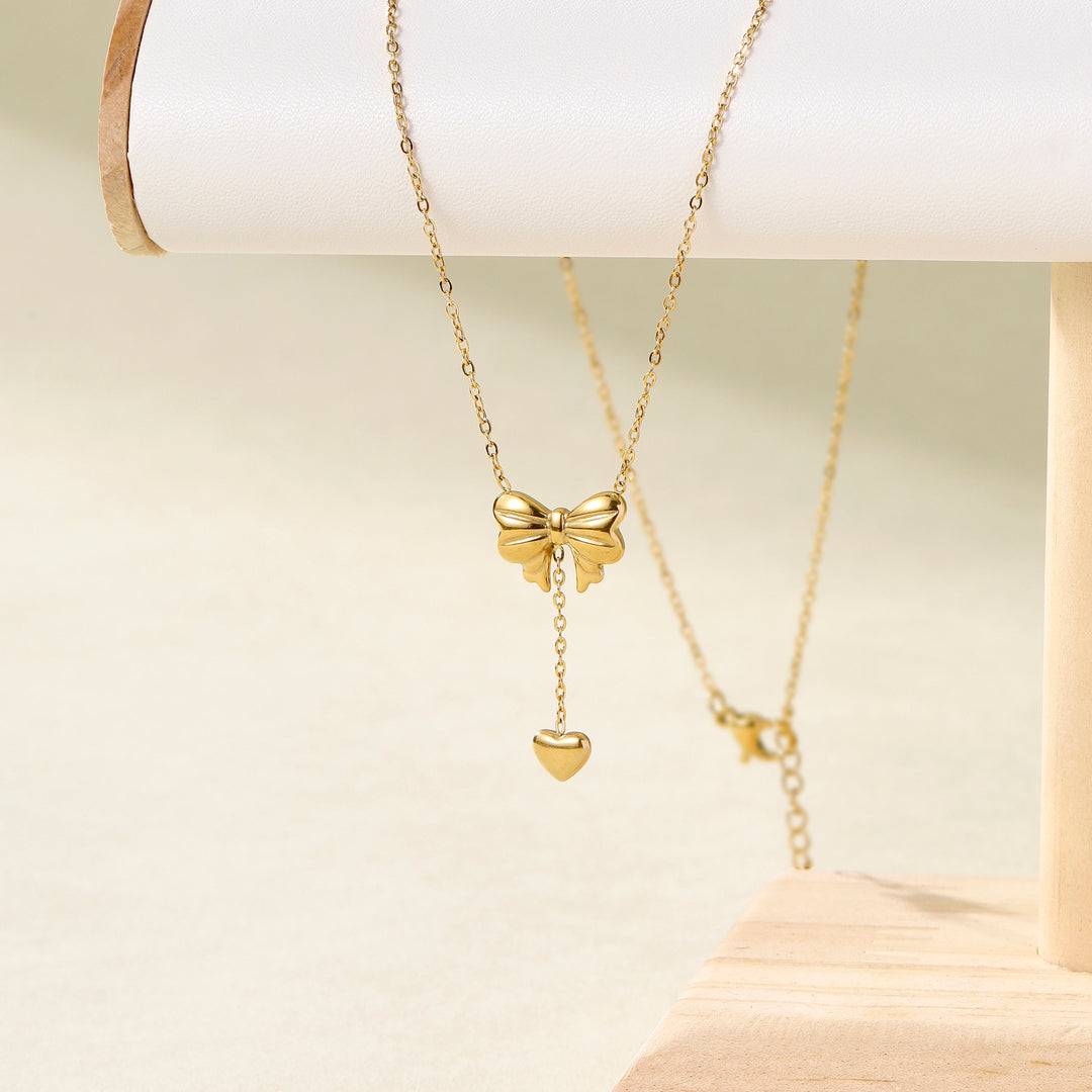 Tied with Love  Necklace - Salty Accessories