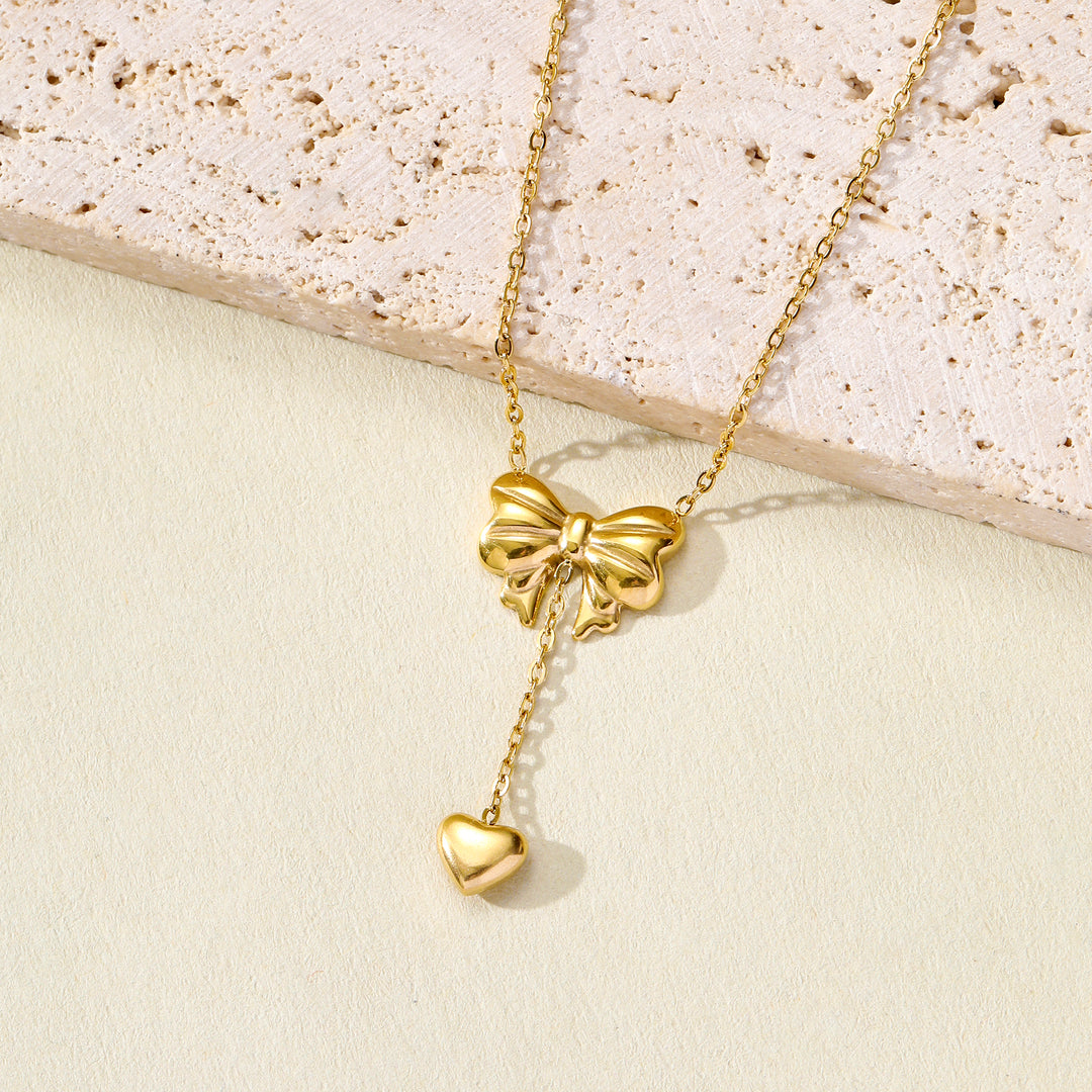 Tied with Love  Necklace - Salty Accessories