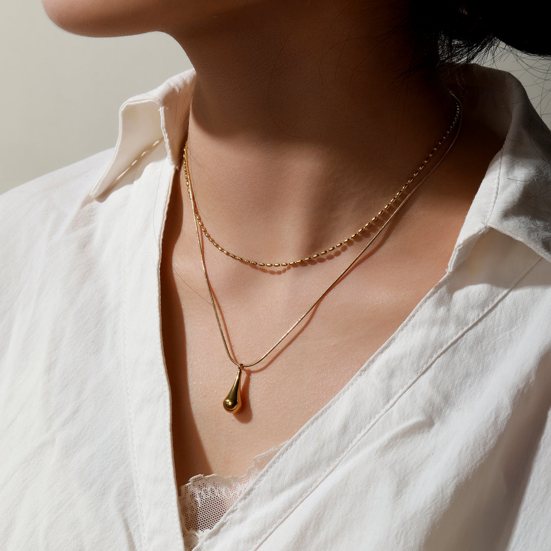 Falling for You Layered Necklace - Salty Accessories
