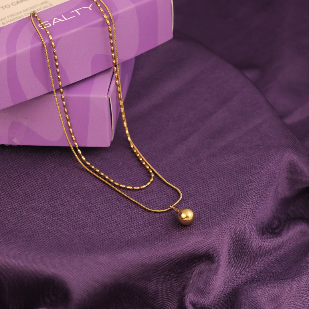 Falling for You Layered Necklace - Salty Accessories