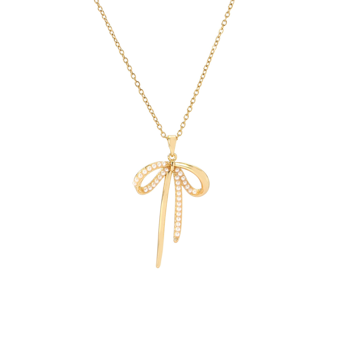 Cupid’s Bow Golden Necklace